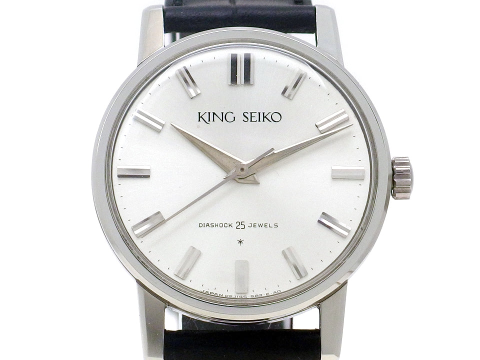 【希少】キングセイコー J14102E 1st SS 25石手巻 OH済 昭和38年製 Seiko