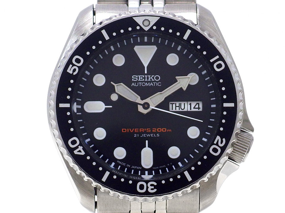 セイコー ダイバー 200m 逆輸入モデル SKX007J2 自動巻 USED Seiko