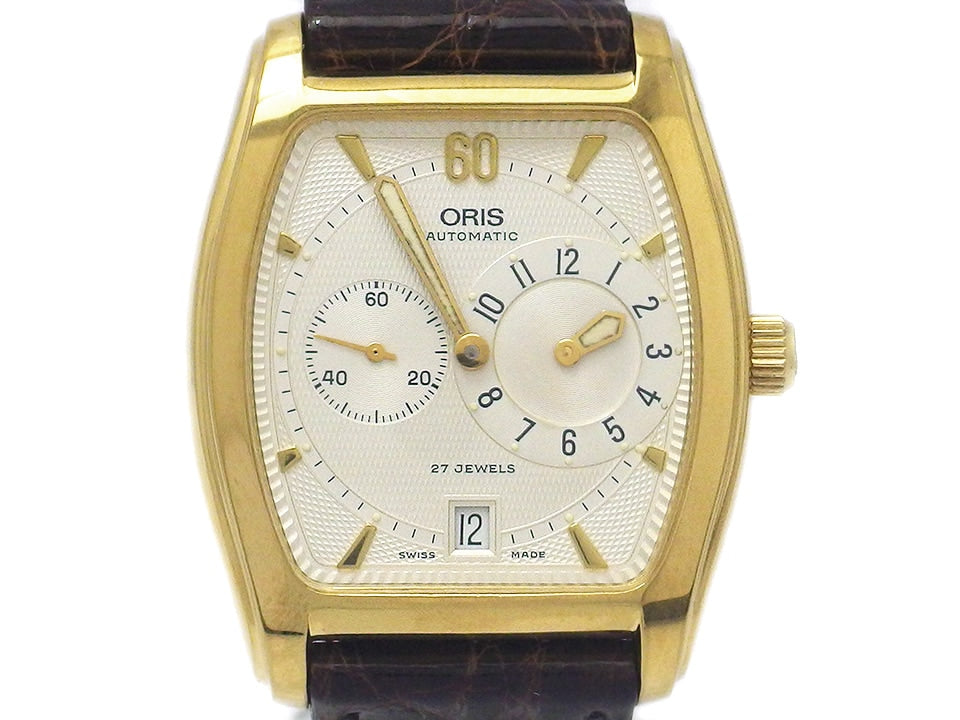 オリス レギュレーター トノー 649-7471 SS/GP 自動巻 OH済 USED　Oris John McLaughlin