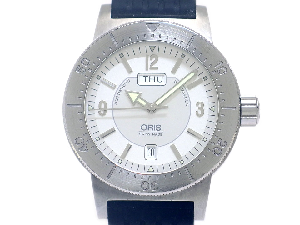 オリス ビッグクラウンBC3 ダイバーズ200m 635 7514 41 61 自動巻 OH済 2000年代 USED John McLaughlin