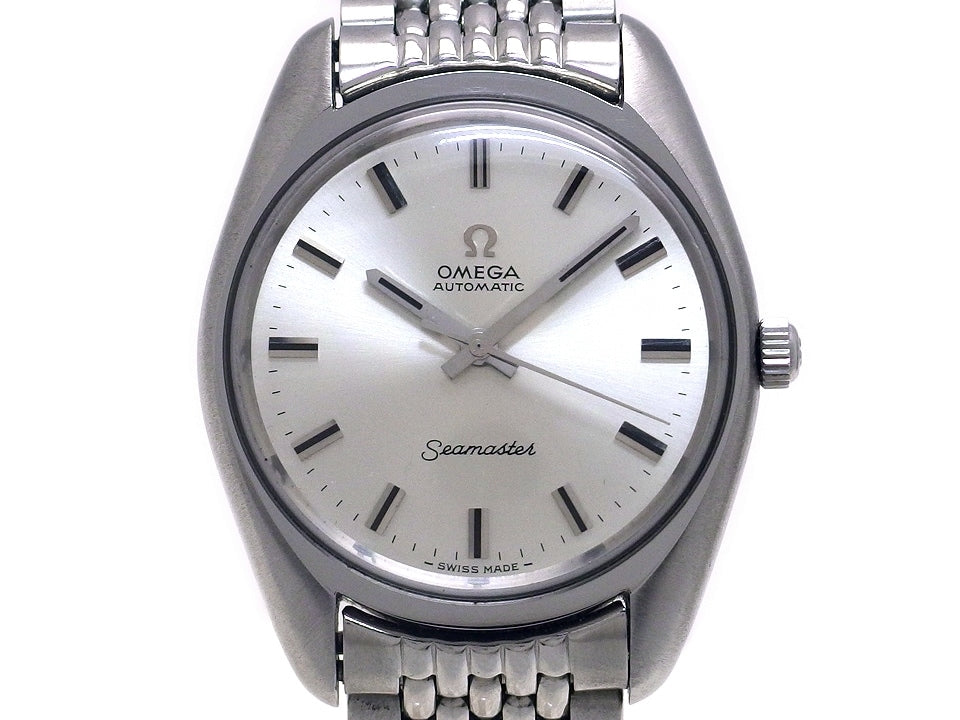 オメガ シーマスター 165.067 Cal.552 24石 自動巻 OH済 純正ブレスレット 1968年製 Omega