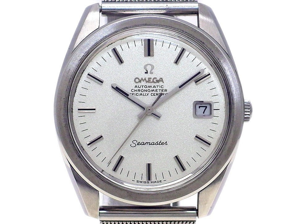 オメガ シーマスター クロノメーター 168.022 Cal.564 自動巻 純正メッシュブレス OH済 1970年製 Omega