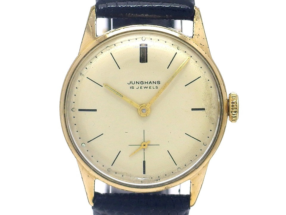 ユンハンス GP 手巻き スモールセコンド Cal.693E 15石 ドイツ製 OH済 1950年代～1960年代