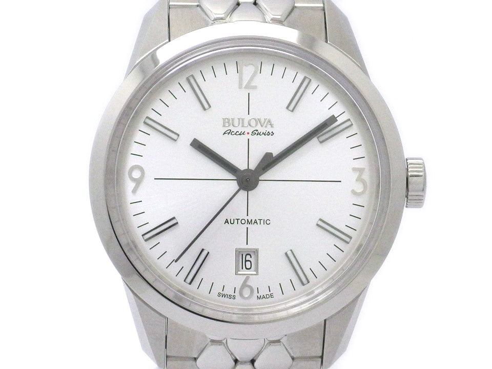 【美品】ブローバ アキュスイス ミューレン 63B177 スイス製 自動巻 USED Bulova