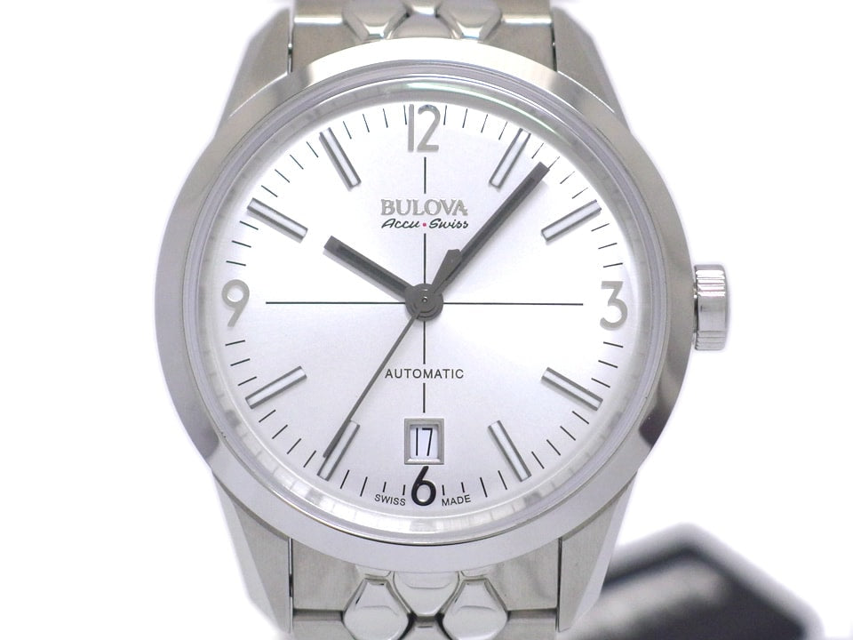 【美品】ブローバ アキュスイス ミューレン 63B177 スイス製 自動巻 USED Bulova