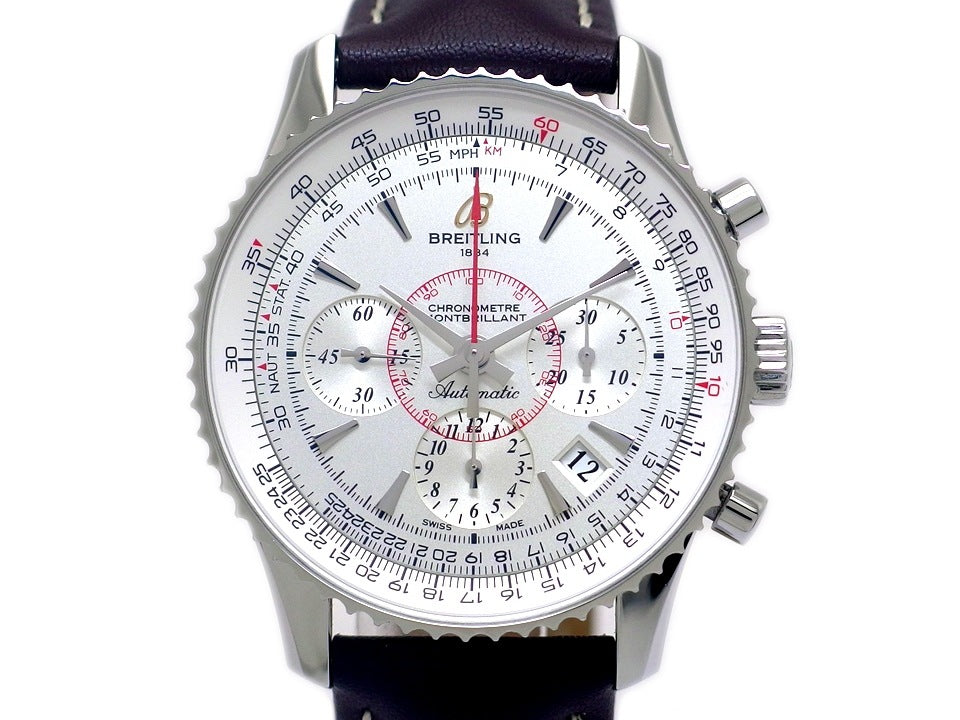 【美品】ブライトリング モンブリラン01 AB0130 A033G09W 自動巻 2012年以降 USED　Breitling