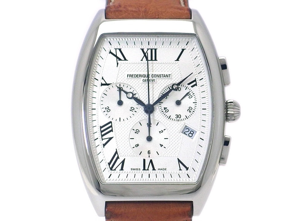 フレデリックコンスタント クロノグラフ FC-292M4T26OS トノー型ケース クオーツ USED 　Frederique Constant
