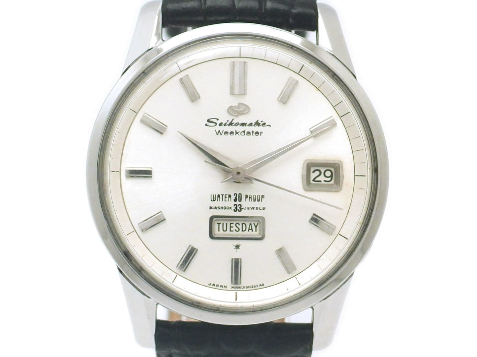 セイコー マチック ウィークデーター J13080 Cal.400 33石 自動巻 OH済 昭和38年製 Seiko