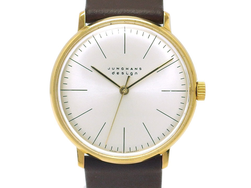 ユンハンス マックスビル デザイン 027 5703 00 手巻き OH済 USED JUNGHANS Desige byMax Bill