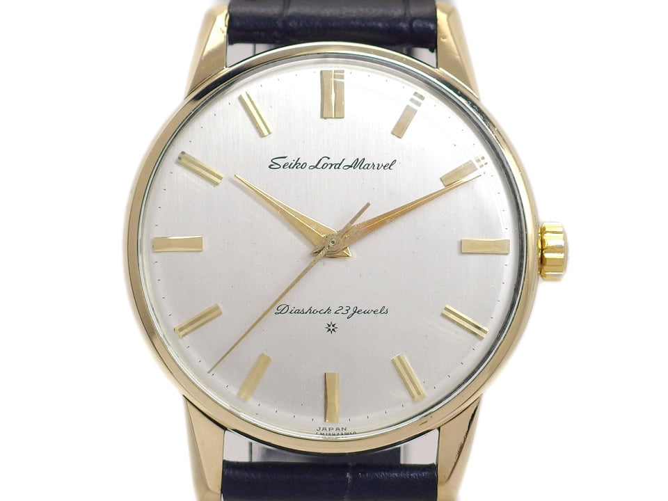 セイコー ロードマーベル 15023E 14KGF SD文字盤 23石 手巻 OH済 昭和37年製 Seiko