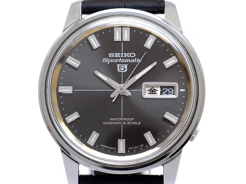 セイコー ファイブ スポーツマチック 6619-9070 自動巻 OH済 昭和41年製 Seiko