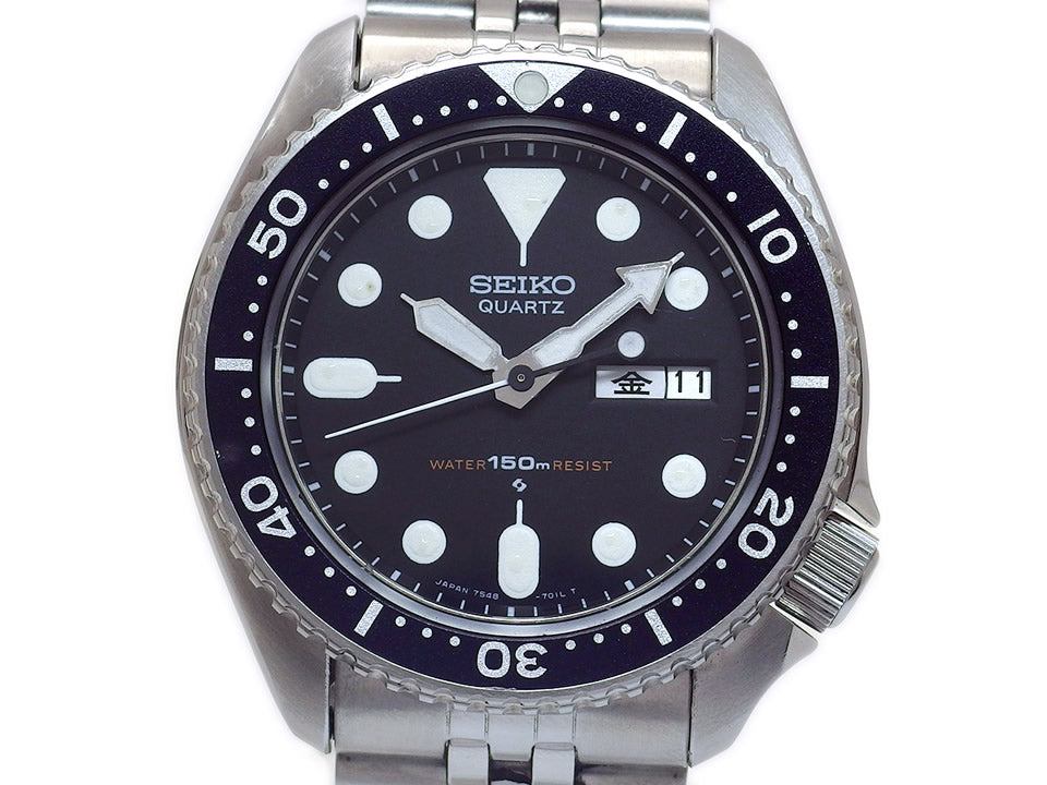 セイコー ダイバー 150m 7548-7000 クオーツ 昭和56年製 Seiko