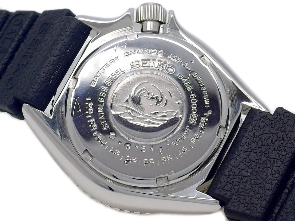 セイコー 150mダイバーズ 黒文字盤 6458-6000 ボーイズ クオーツ 1981年製 Seiko