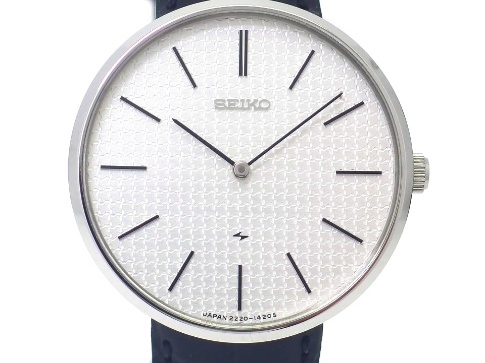 セイコー シャリオ Ref.2220-0540 手裏剣文字盤 24石 手巻 OH済 昭和51年製 Seiko