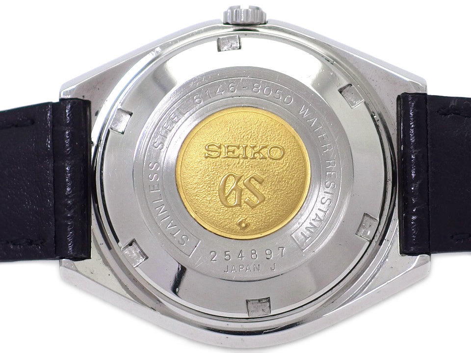 グランドセイコー 6146-8050 ハイビート36000 ５面カットガラス 自動巻 OH済 昭和47年製 Seiko
