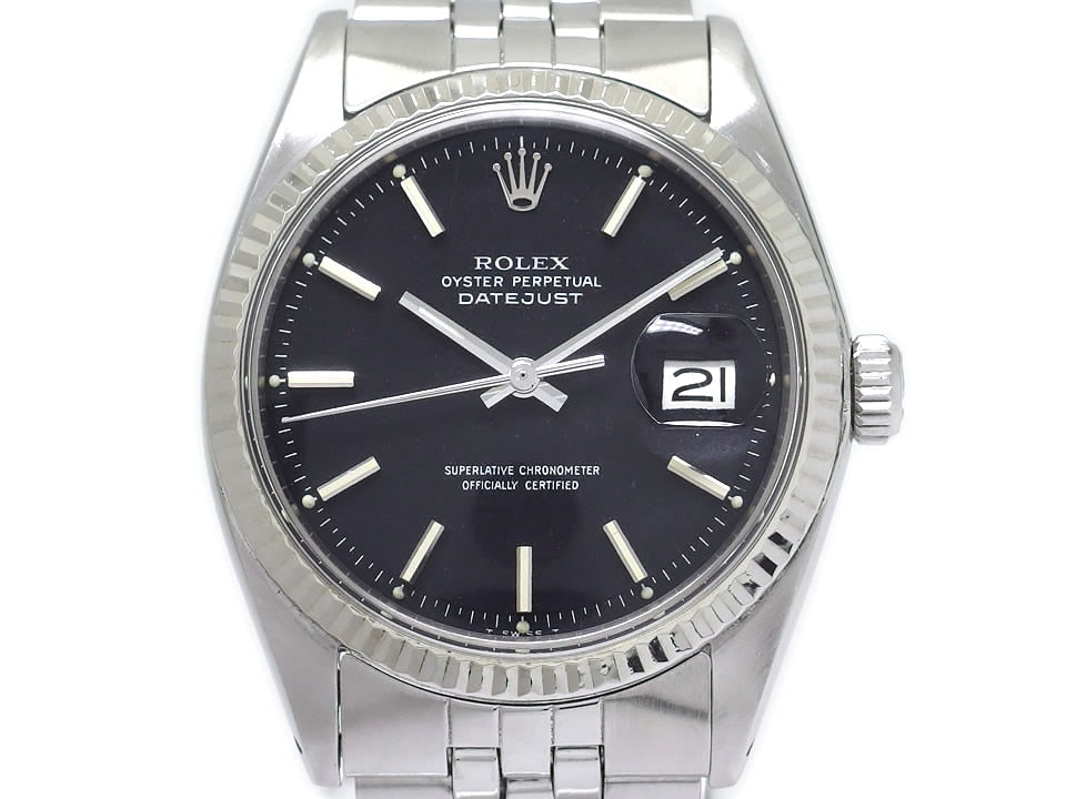 ロレックス デイトジャスト Ref.1601 Cal.1570 自動巻 OH済 ロレックス純正ブレス 1970年製 Rolex