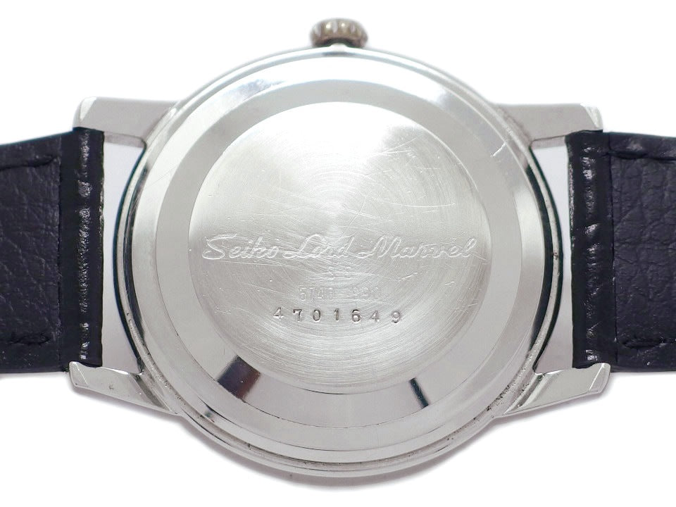 セイコー ロードマーベル 5740-1990 筆記体ロゴ SS Cal.5740A 23石 手巻 OH済 昭和39年製 Seiko
