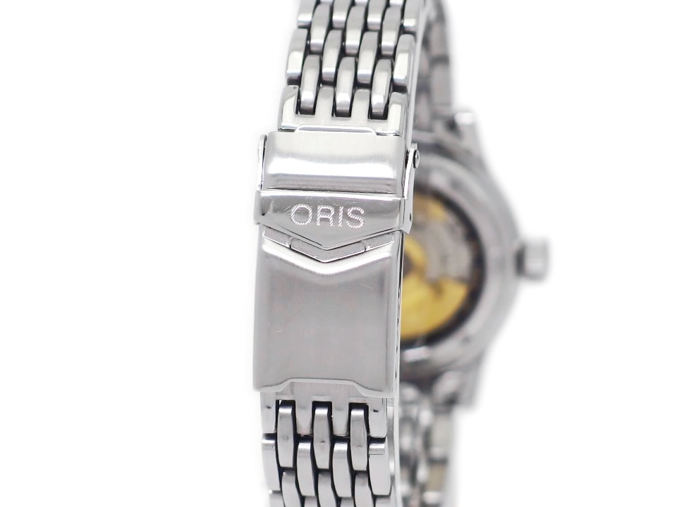 オリス ポインターデイト スモールセコンド 33mm Ref.640-7462 自動巻 OH済 USED