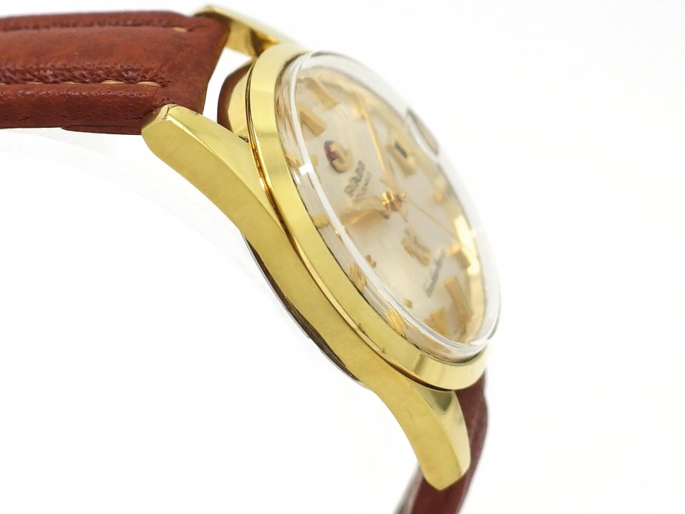 ラドー ゴールデンホース 57石 Ref.11674 金メッキ Cal.AS1789 自動巻 OH済 1957年頃 Rado