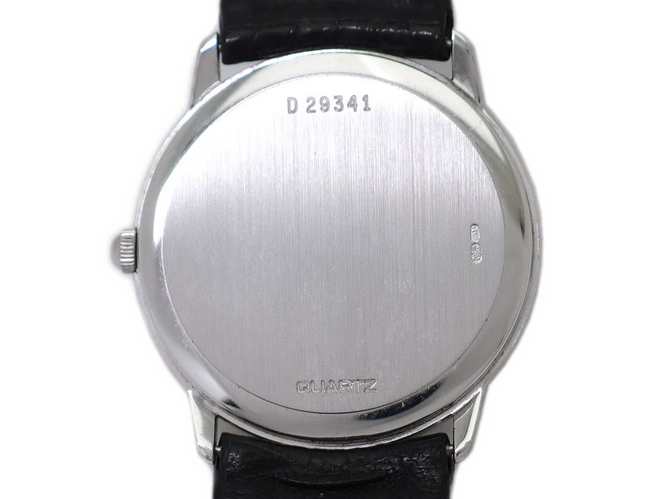 オーデマピゲ 18Kホワイトゴールド ラウンドケース 31mm Cal.2612 クオーツ 純正金尾錠 メンズ USED Audemars Piguet