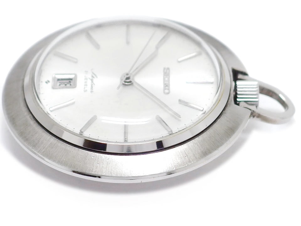 セイコー スカイライナー 懐中時計 6102-0010 Cal.6102A 21石 手巻 OH済 昭和45年/1970年製 Seiko