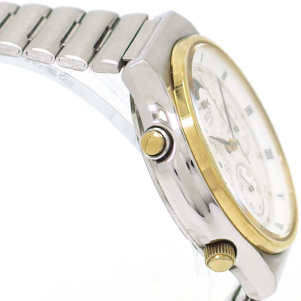 セイコー ムーンフェイズ クロノグラフ SJH010 7A48-7000 クオーツ 1983年製 USED Seiko
