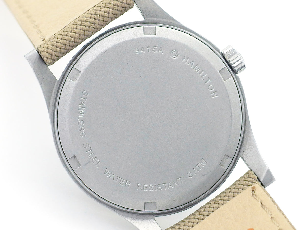 ハミルトン カーキ 9415A 33mm ブラック文字盤 Cal.2801-2 17石 手巻 1990年代 USED Hamilton