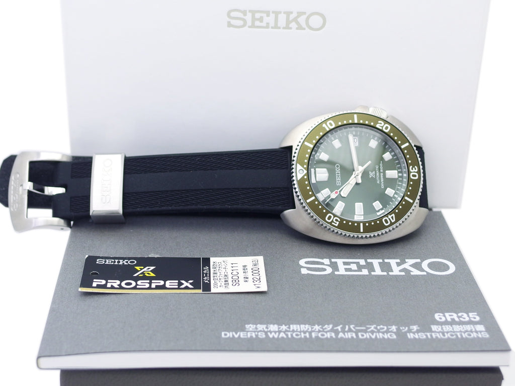 セイコー プロスペックス ダイバー200m SBDC111 グリーン文字盤 自動巻 2020年発売 USED Seiko
