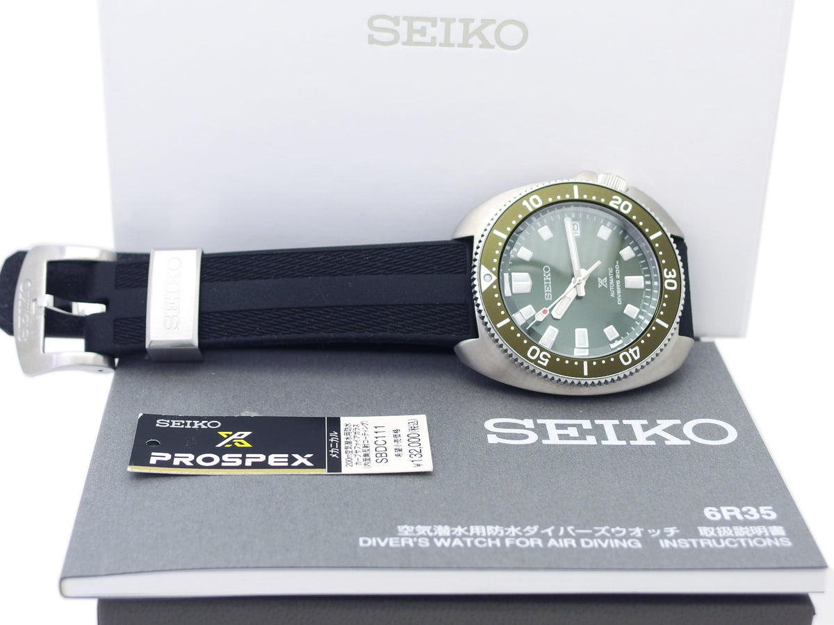 セイコー プロスペックス ダイバー200m SBDC111 グリーン文字盤 自動巻 2020年発売 USED Seiko