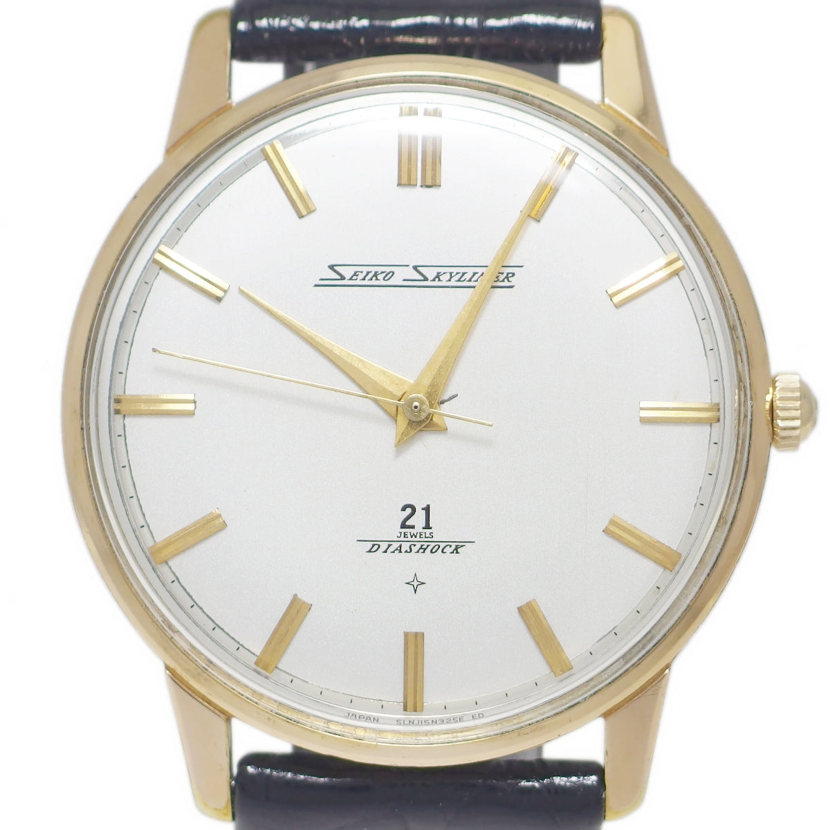 セイコー スカイライナー J15006E 金メッキ Cal.402 21石 手巻 OH済 昭和38年/1963年製 Seiko
