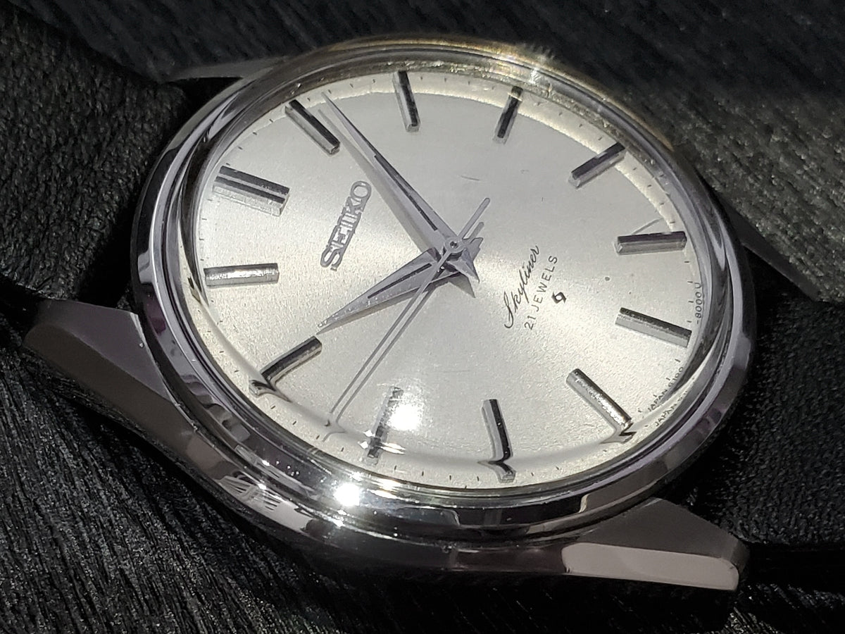 セイコー スカイライナー 6100-8000 ノンデイト 21石 手巻 OH済 昭和46年/1971年製 Seiko