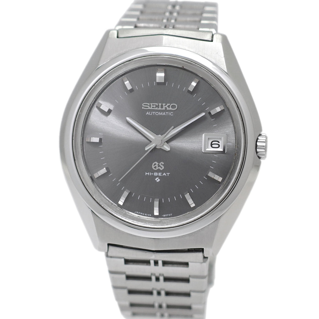グランドセイコー 6145-8050 ハイビート36000 グレー文字盤 自動巻 OH済 昭和47年/1972年製 Seiko