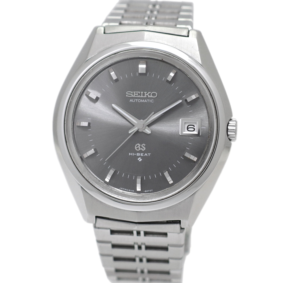 グランドセイコー 6145-8050 ハイビート36000 グレー文字盤 自動巻 OH済 昭和47年/1972年製 Seiko