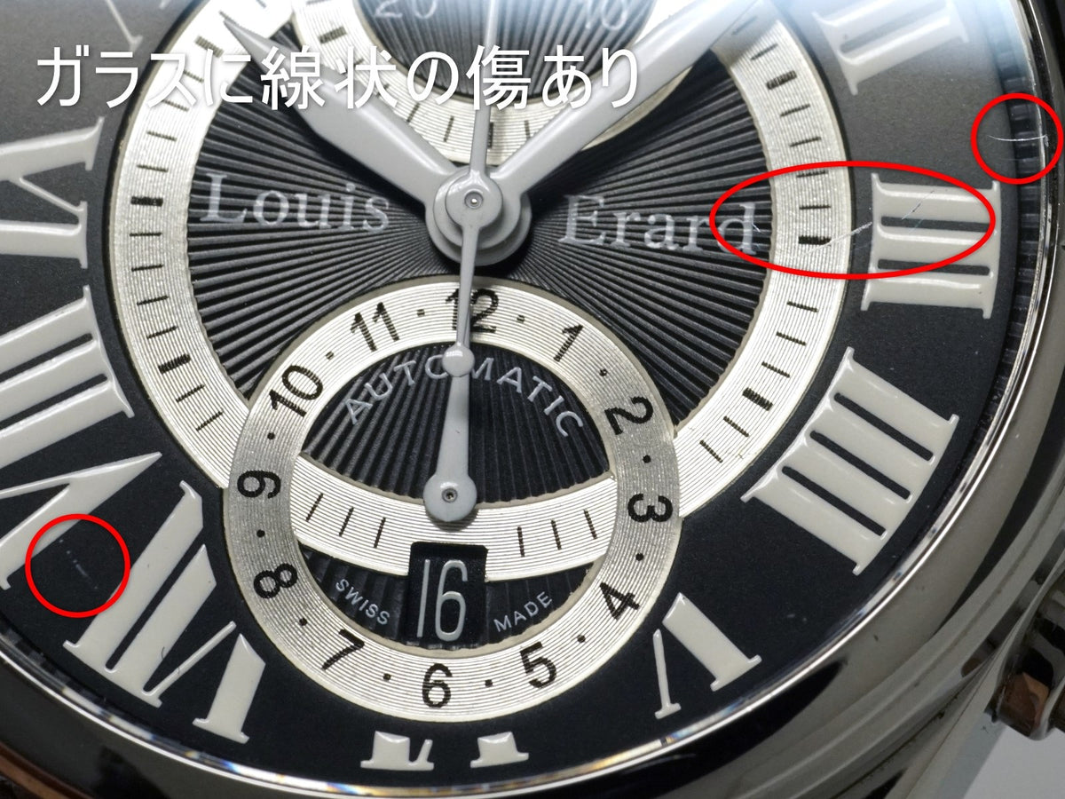 ルイエラール アシンメトリー クロノグラフ320 LE-73320AA02 自動巻 OH済 USED