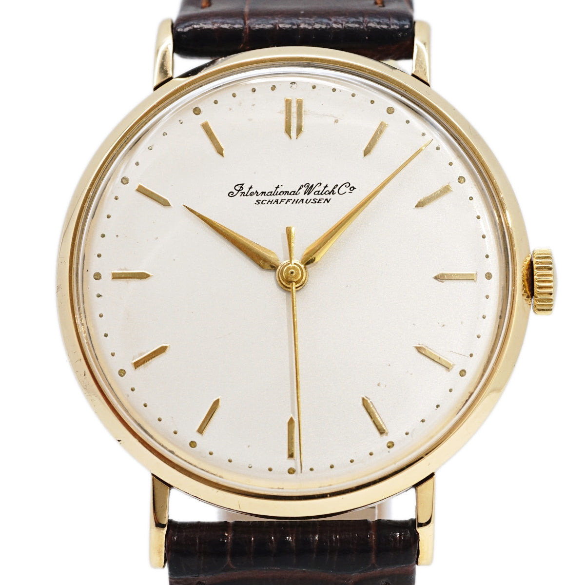 IWC インターナショナル 18金無垢 Cal.89 手巻き OH済 1958年製