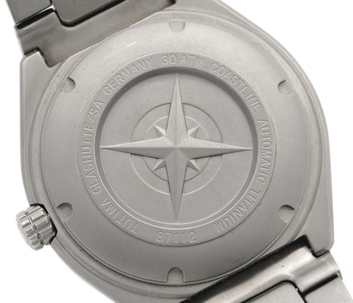 Tutima M2 Coastline 6150-02 Titanium Cal.T330 ETA 2836-2 Automatic Winding Purchased in 2021 USED