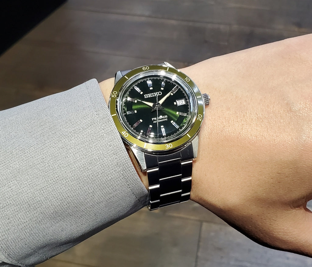 セイコー プレサージュ Style60’s グリーン文字盤 SARY195 4R35-05A0 自動巻 USED Seiko