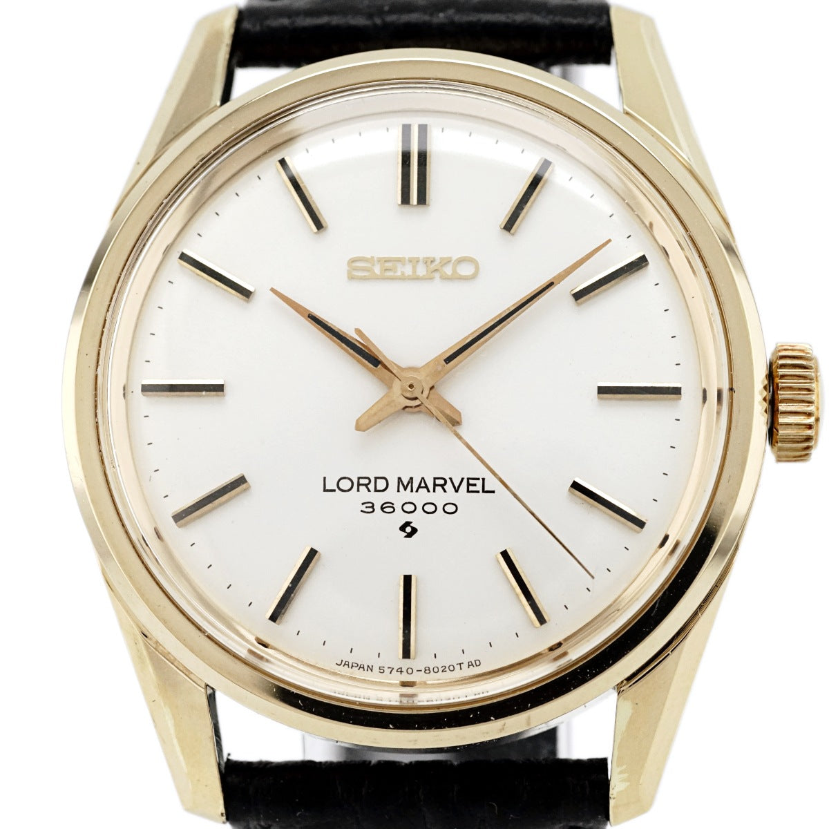 セイコー ロードマーベル 36000 5740-8000 金メッキ 手巻 OH済 昭和49年/1974年製 Seiko