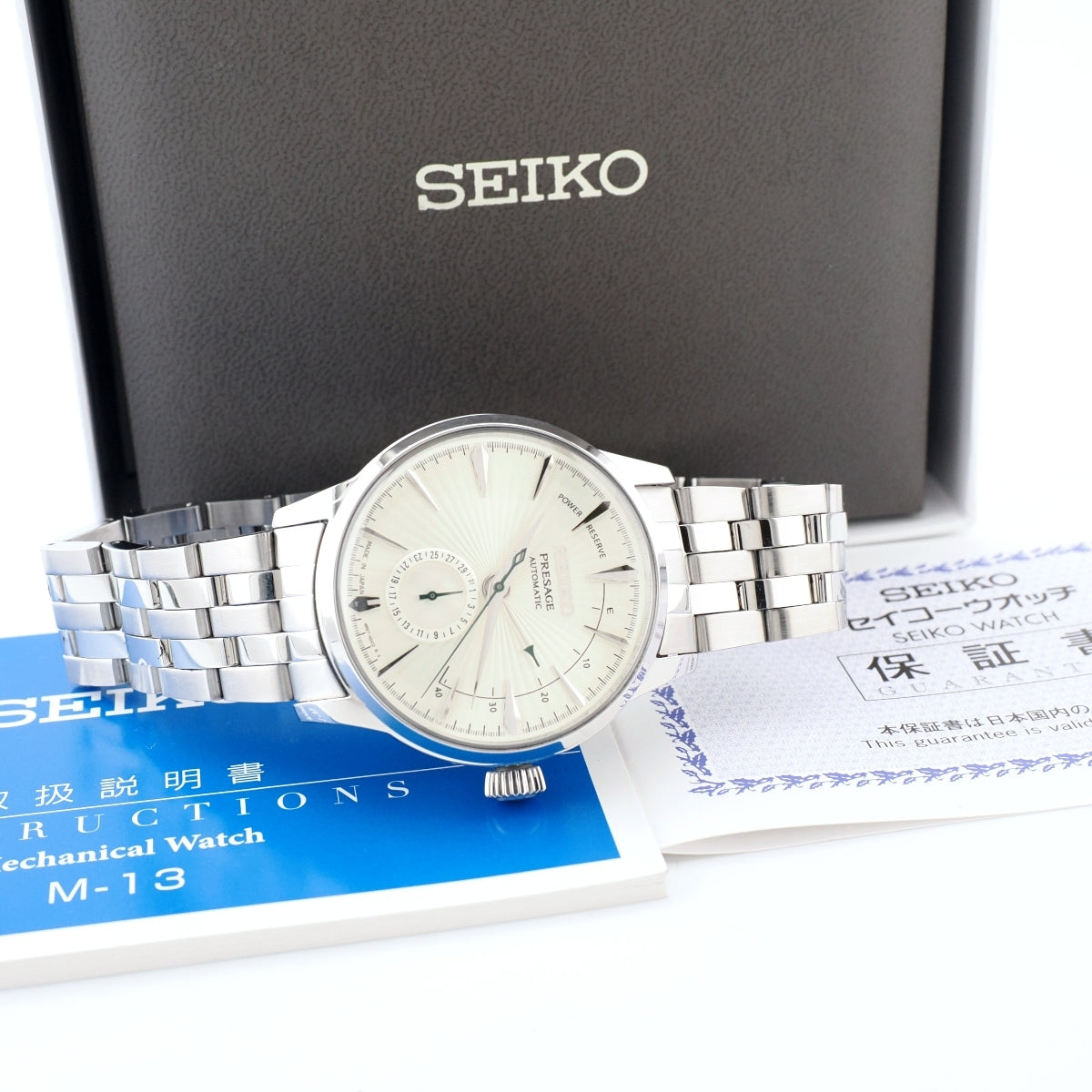セイコー プレサージュ カクテルタイム SARY129 4R57-00E0 自動巻 2019年製 USED Seiko