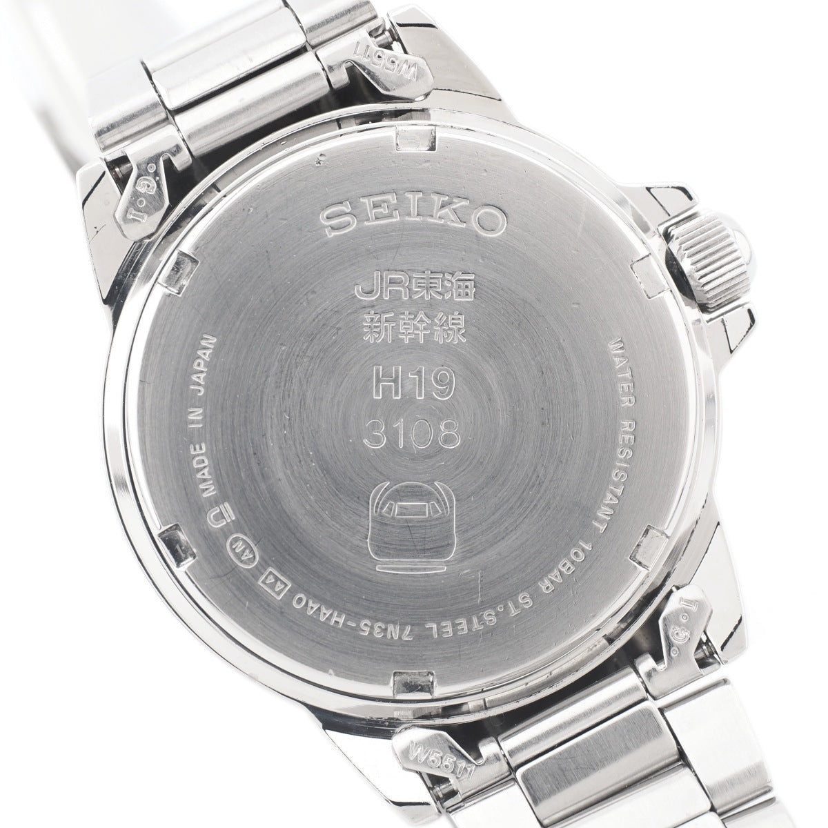 セイコー JR東海 新幹線乗務員用腕時計 7N35-HAA0 クオーツ 2007年/平成19年支給刻印 Seiko