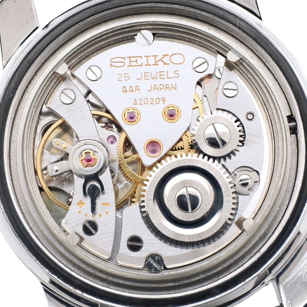 King Seiko Second Model 44-9990 Late Type, Cal. 44A, Manual Wind, Serviced, Manufactured in 1968 (Showa 43)
