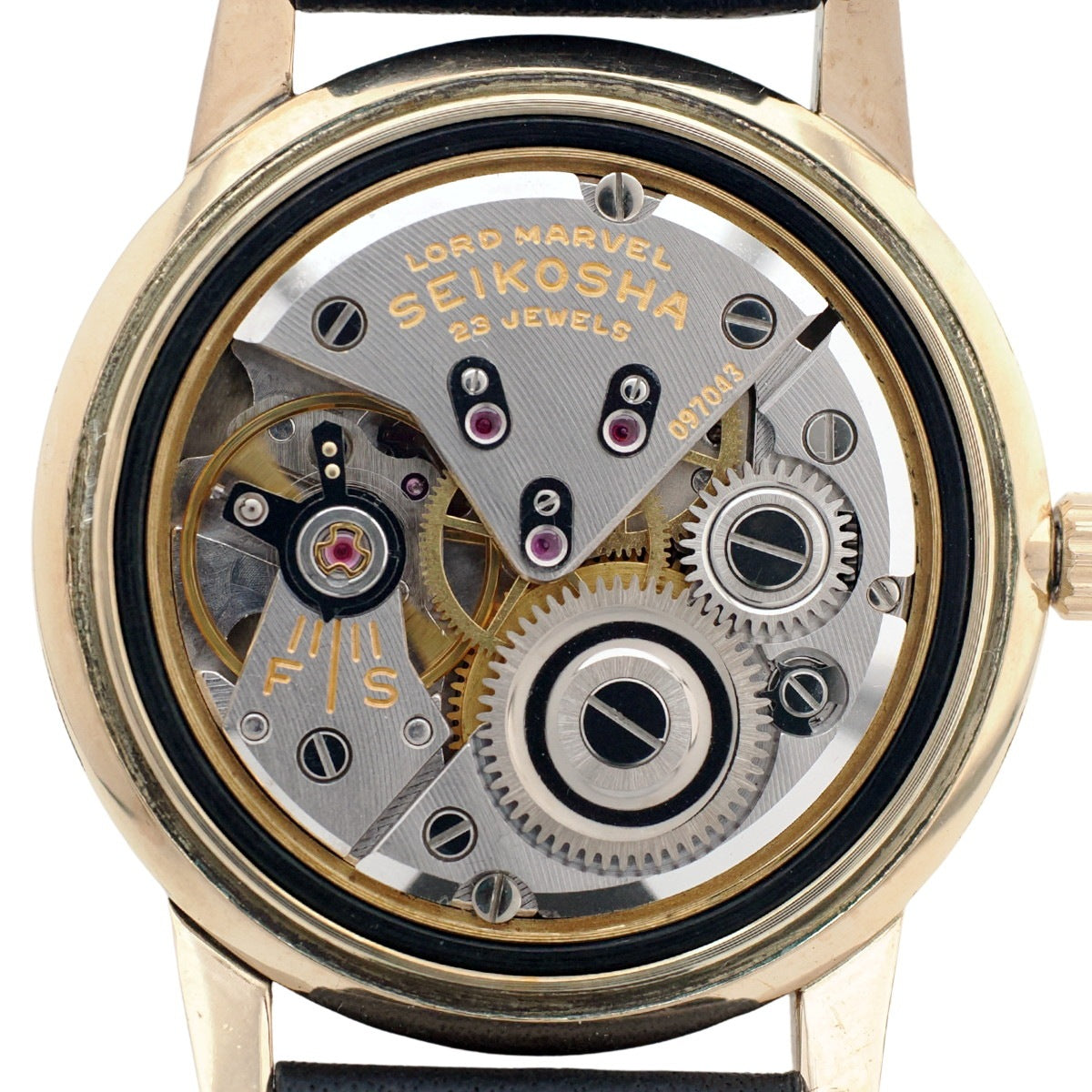 セイコー ロードマーベル 15023E 14金張り AD文字盤 23石 手巻 OH済 昭和39年/1964年製 Seiko