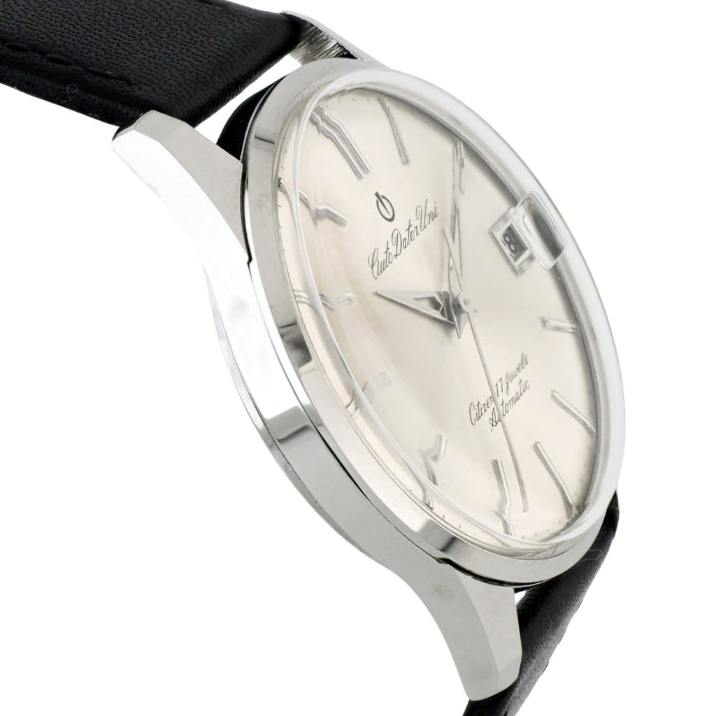 シチズン オートデーター ユニ 17石 AU51407051 Cal.2400 自動巻 OH済 昭和39年/1964年製