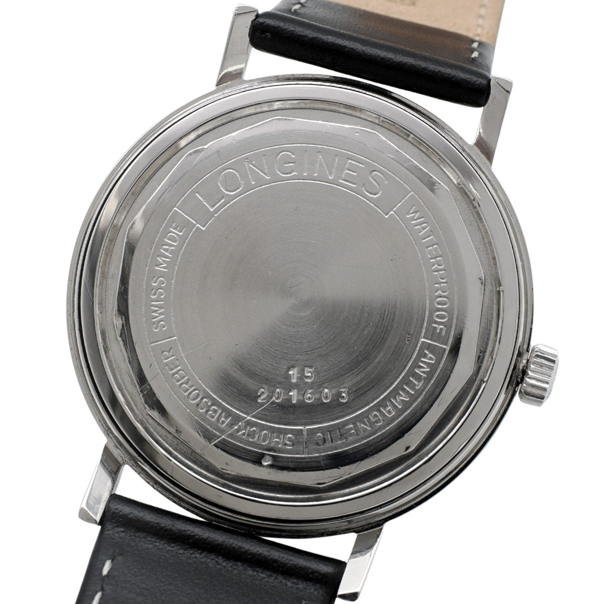Longines Ref. 7839-4 Screw-back, with box, Cal. 284, 17 jewels, manual wind, serviced, 1967.
