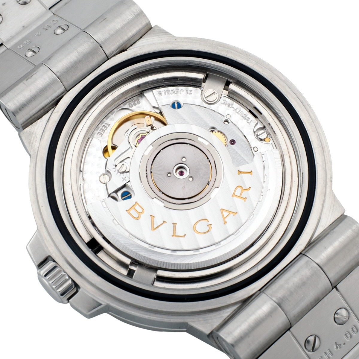Bvlgari Diagono Scuba SD38S Cal.220-TEEE Automatic Watch, Overhauled, Purchased 2004, USED