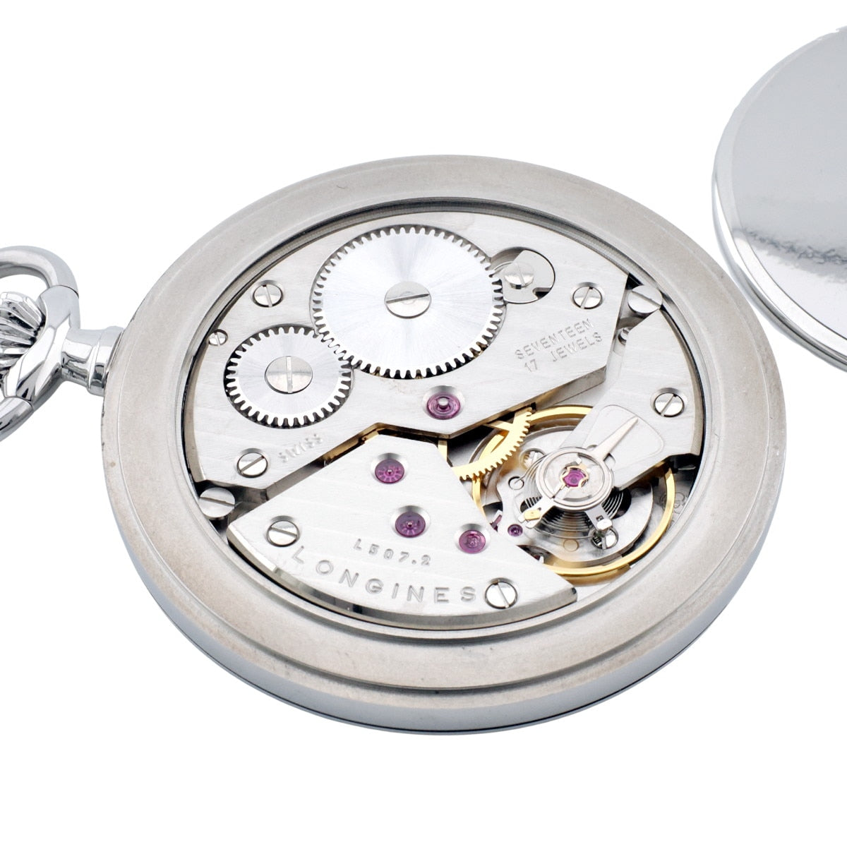 Longines Heritage Collection Pocket Watch L7.012.4.21.1 c. 2007 Unitas 6498 Hand-Wound Serviced USED Longines