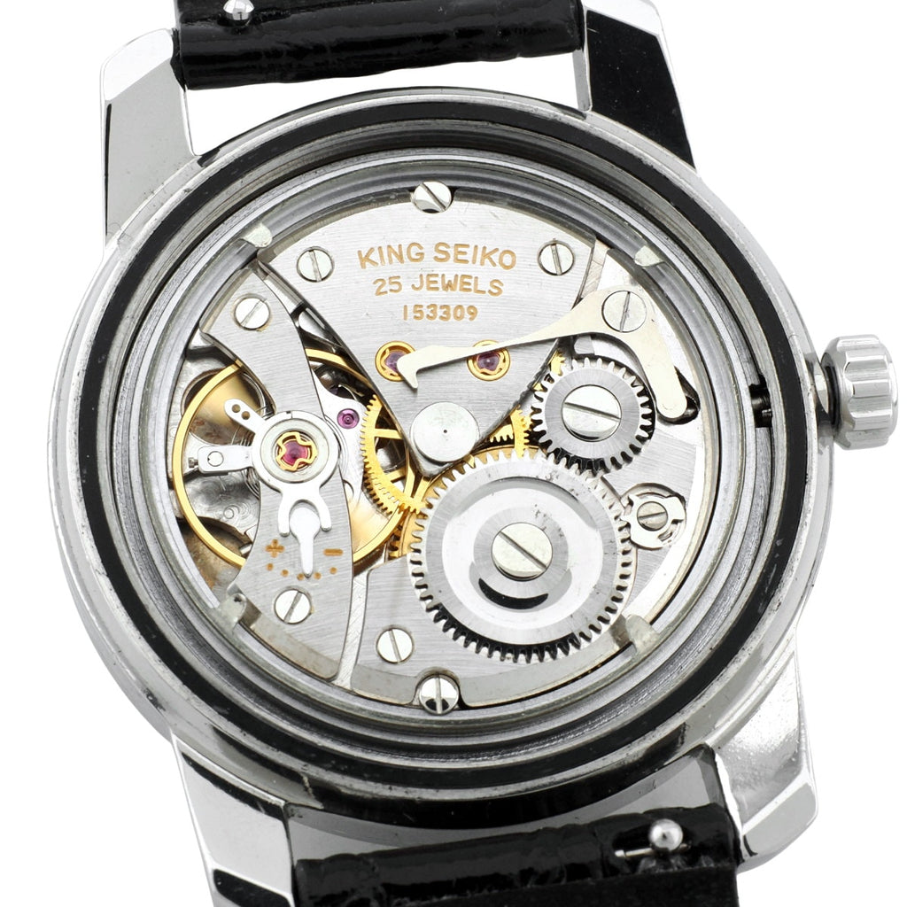 King Seiko Second Model Early Type 44-9990 Shield Medallion Original Crown Manual Winding Overhauled 1965 (Showa 40)