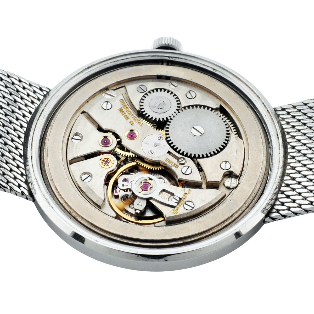 IWC Ref.2400 純正メッシュブレスレット Cal.403 手巻き OH済 1973年製