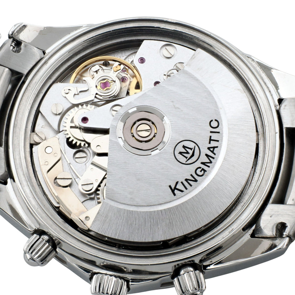 Movado Kingmatic 84-G5-897 Reverse Panda Dial Cal. 7750 Chronograph Automatic, Serviced, USED