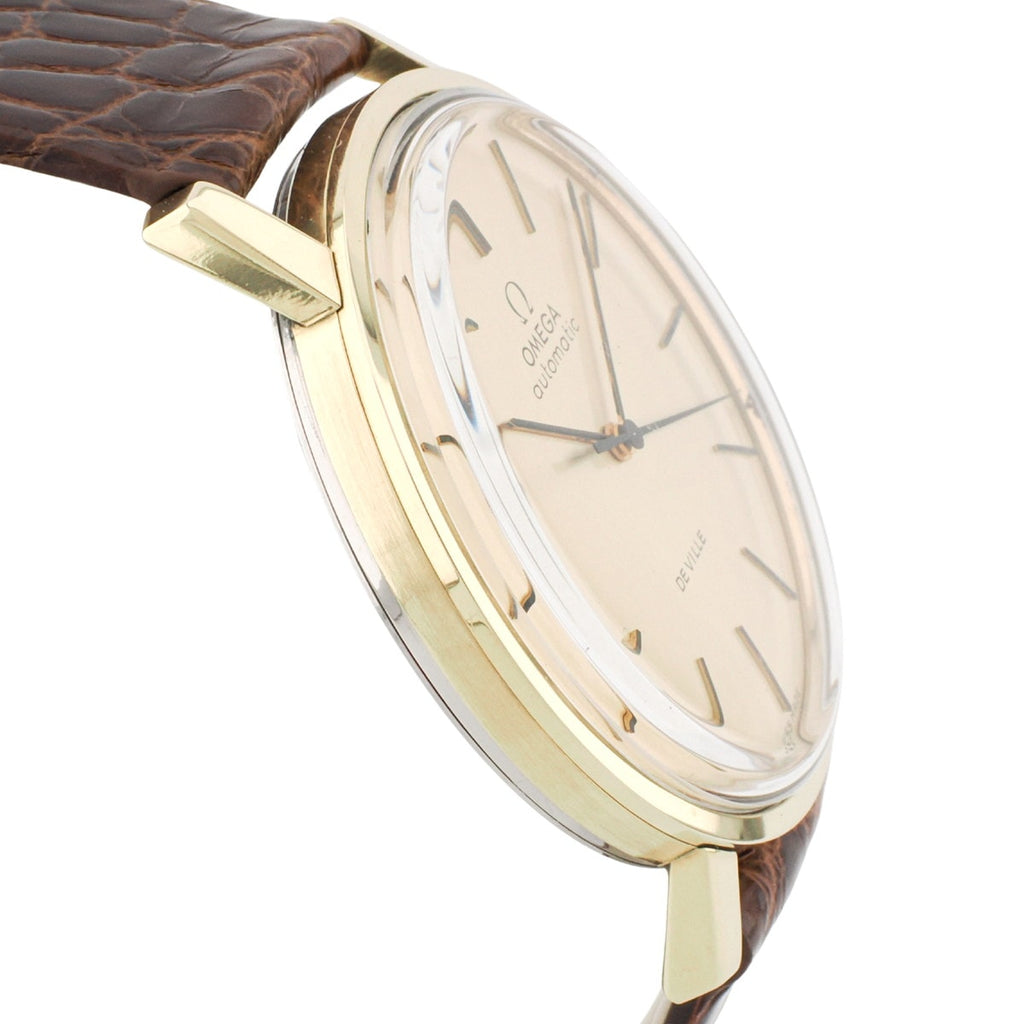OMEGA De Ville Ref.165.008 Gold-filled case, with box and international warranty, Cal.711 automatic movement, serviced, 1968 model